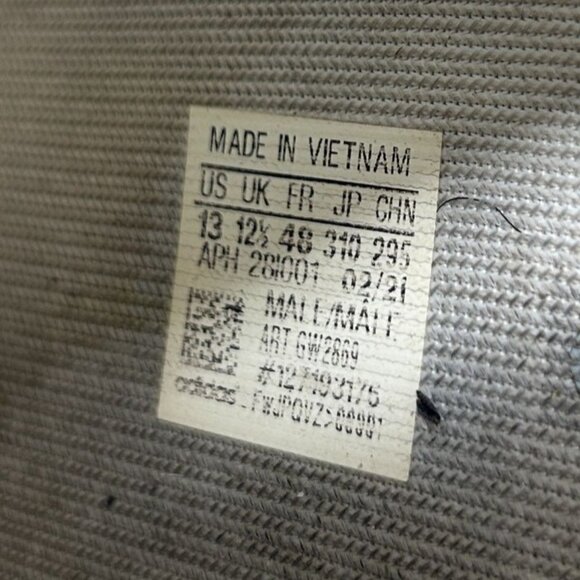 Adidas Yeezy Boost 350 V2 'Mono Ice' Mens 13 - Picture 10 of 10